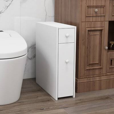 Bathroom Corner Cabinet with Movable Racks B993