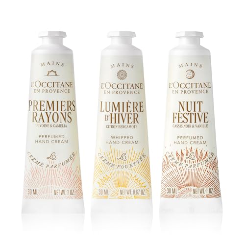 Hand Cream Trio, Peony, Lemon & Vanilla, Travel-Sized Moisturizing Minis P83202