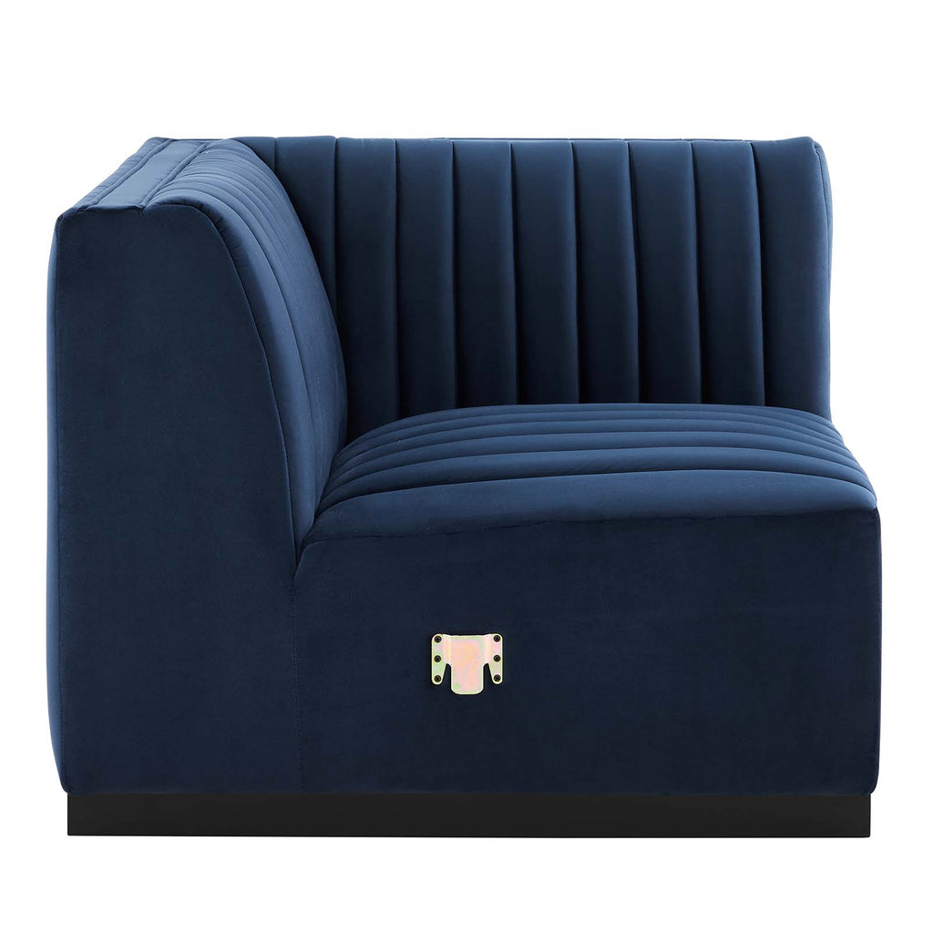 Tufted Performance Velvet 5-Piece Sectional I5805
