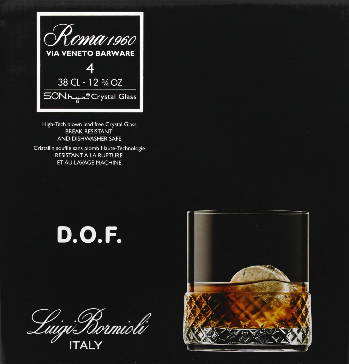 12.75 Oz Drinking Glasses Set of 4 N75175