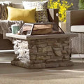Concrete Wood Burning Fire Pit Table G8278