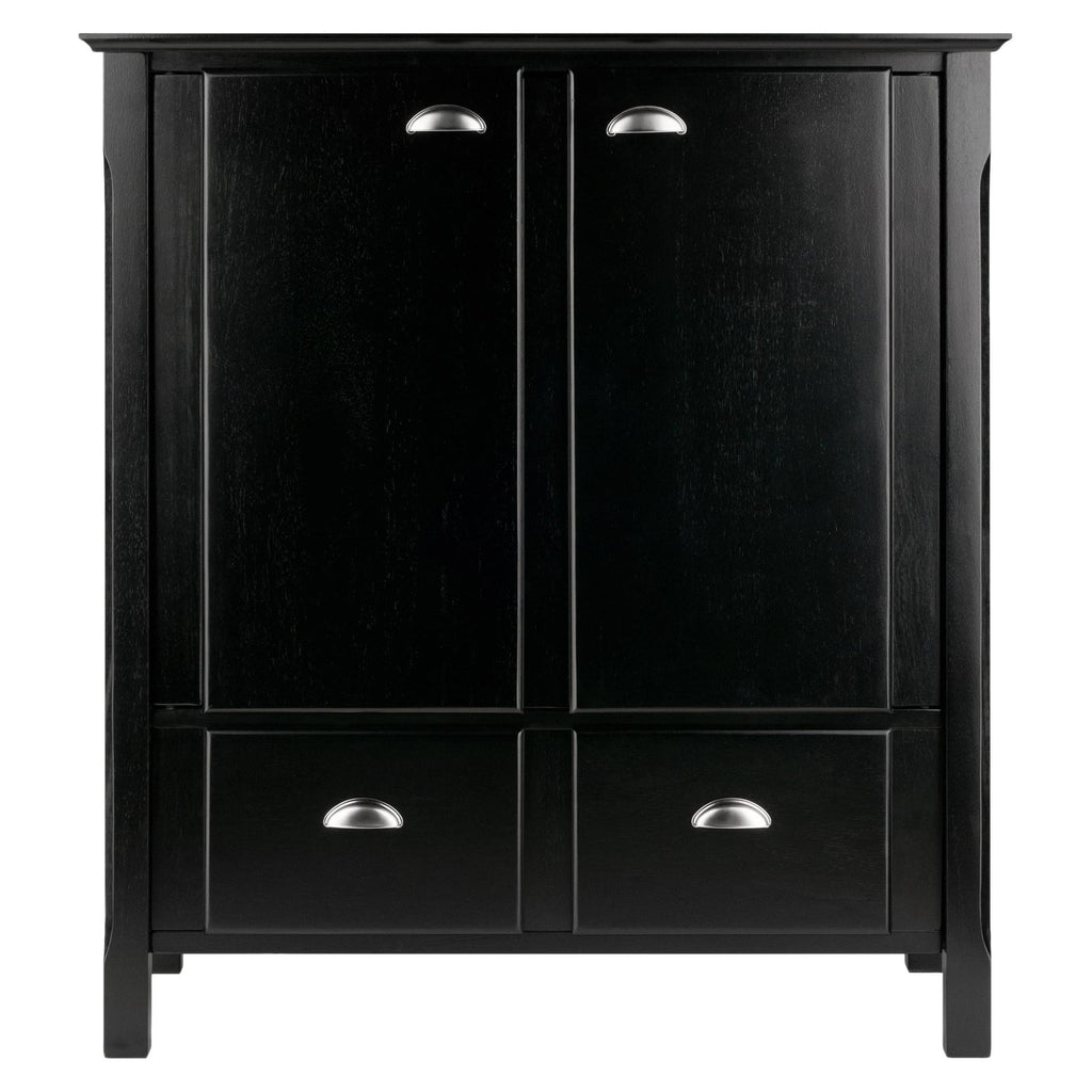 Black Cabinet with Drawers W451654