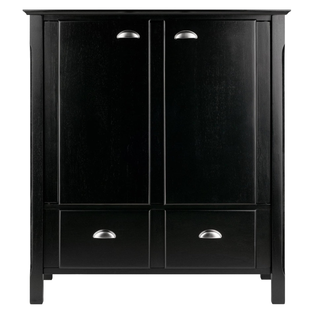 Black Cabinet with Drawers W451654