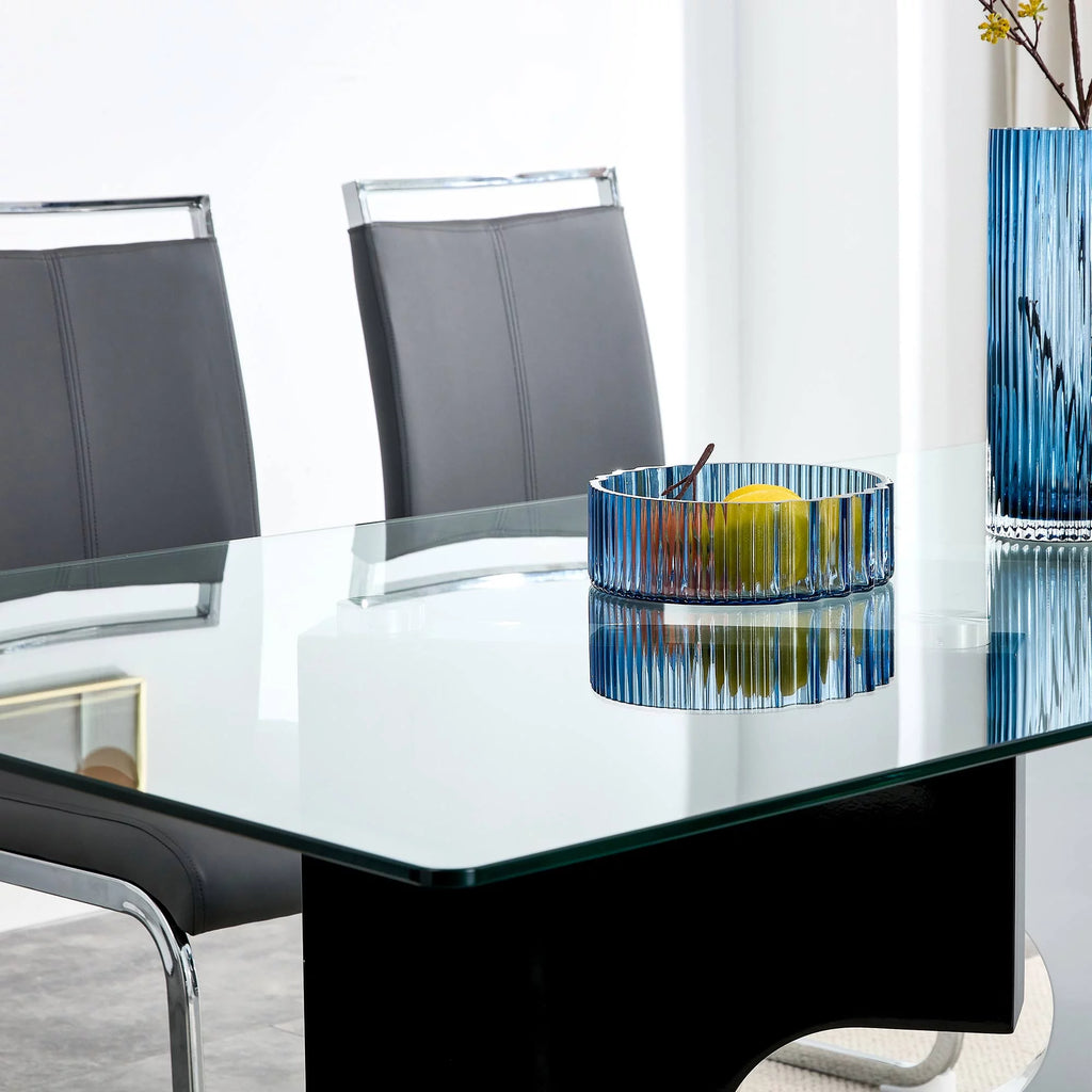 Glass Dining Table for 6 People K1927
