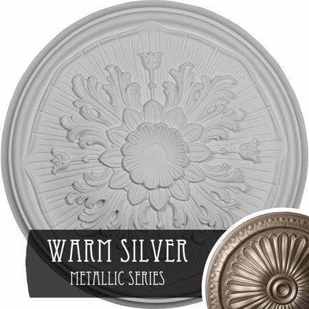 16 1/8x22OD x 3 1/2x22ID x 7/8x22P Ceiling Medallion, Hand-Painted Witch Hazel Crackle K4227