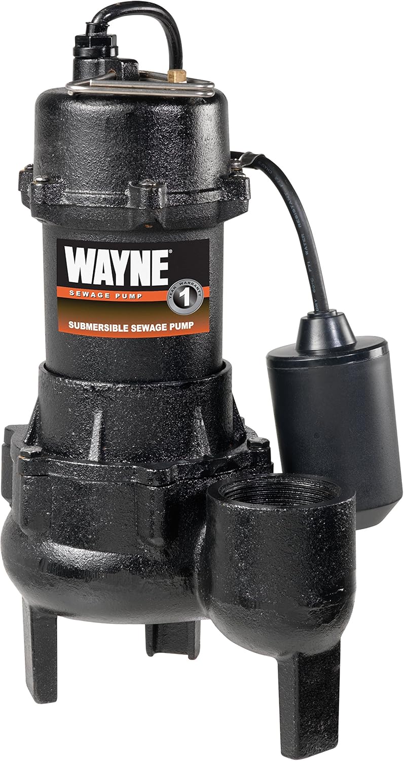 Cast Iron Sewage Pump with Tether Float Switch I8184