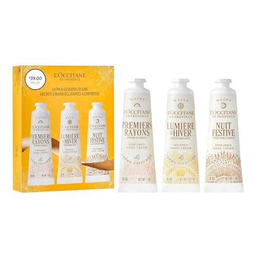 Hand Cream Trio, Peony, Lemon & Vanilla, Travel-Sized Moisturizing Minis P83202