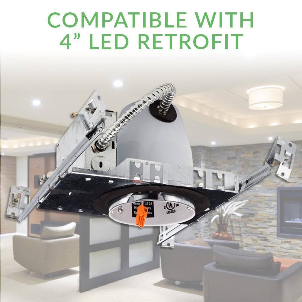 10 Pack 4x22 LED Recessed Housing Y953
