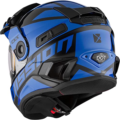 Blue Snow Helmet with Electric Shield K979148