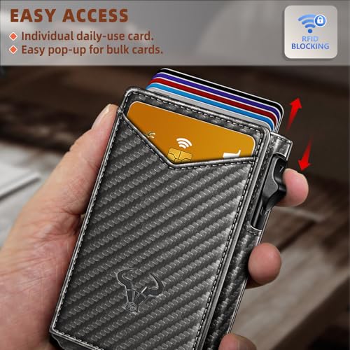 Men Wallet Money Clip Wallet Slim 9 Cards Metal Credit Card Case Magnetic Leather Flip O416169