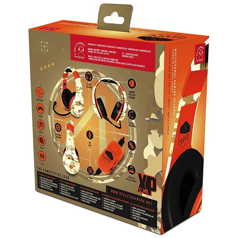 Desert Camo Stereo Gaming Headset I19313