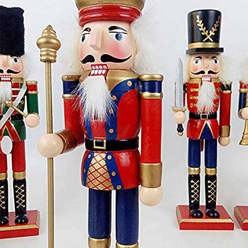 12 Inch Wooden Nutcracker Ornaments Christmas Decoration Figures E587288