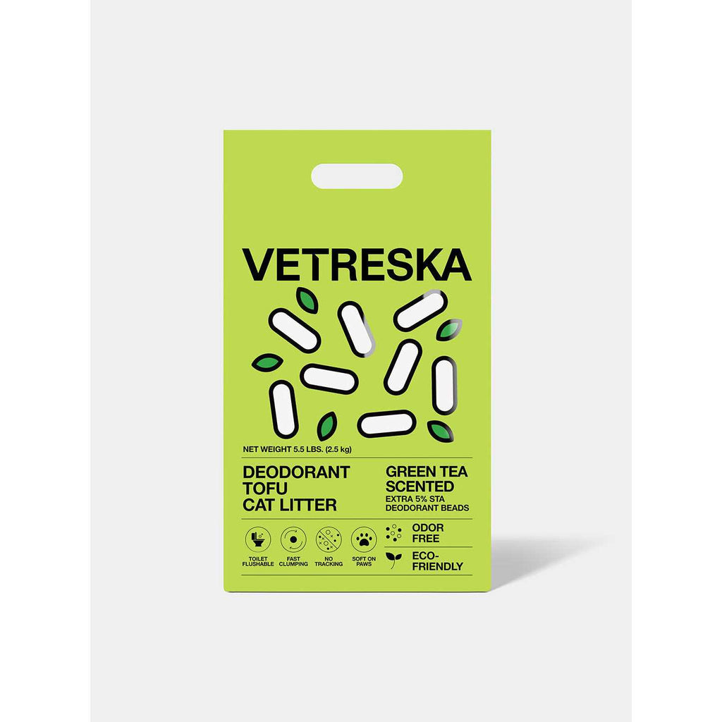 Green Tea Scented Deodorant Tofu Cat Litter G479317