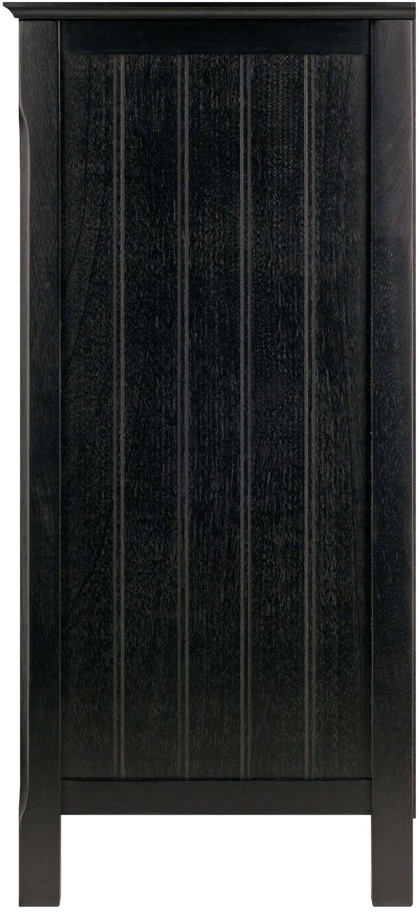 Black Cabinet with Drawers W451654