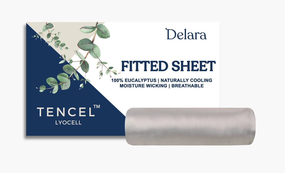 100% Eucalyptus Lyocell Tencel Queen 3 Piece Fitted Sheet Set V45729