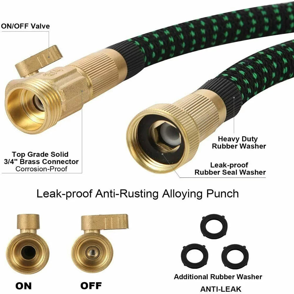 100ft Heavy Duty Expandable Flexible Water Hose J785