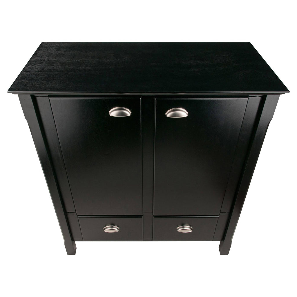 Black Cabinet with Drawers W451654