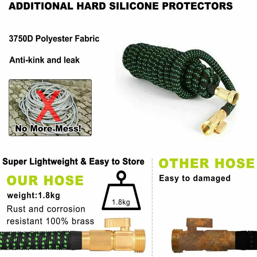 100ft Heavy Duty Expandable Flexible Water Hose J785