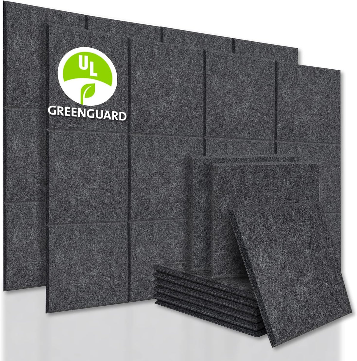 12 Pack Acoustic Panels Sound Dampening Panels, Brown C5973