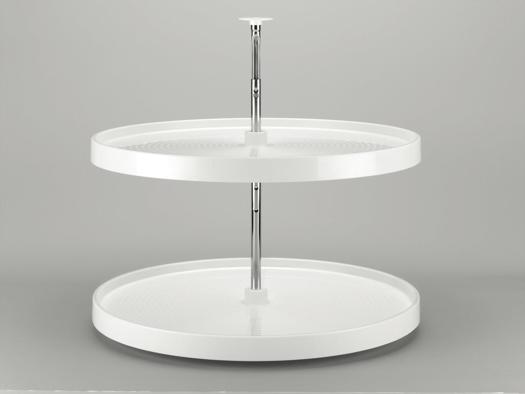 White 2-Shelf Lazy Susan B301602