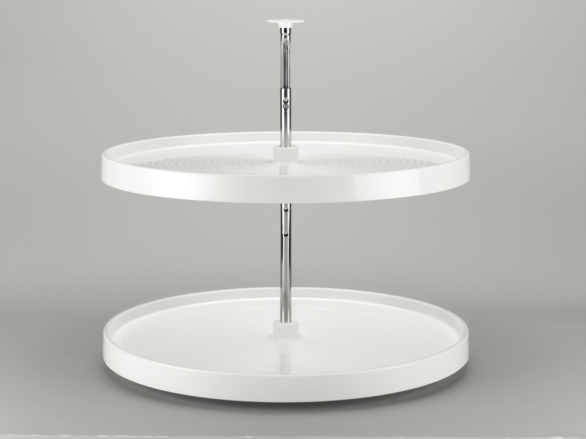White 2-Shelf Lazy Susan B301602