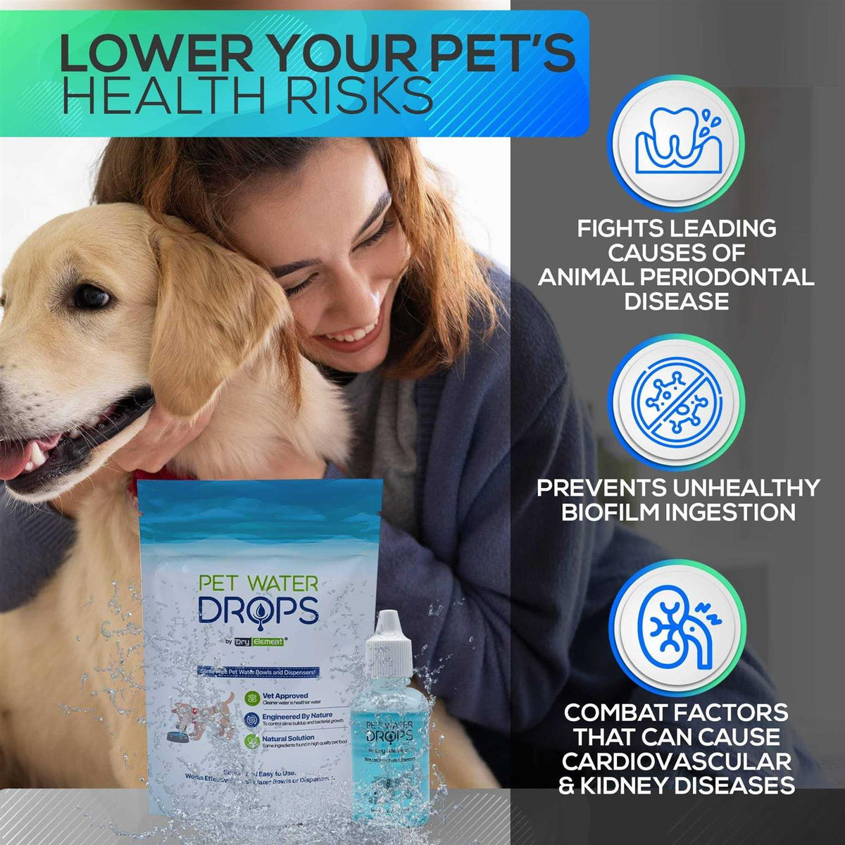 Pet Water Drops Dental and Oral Care J208