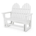 White Adirondack Glider Q43694