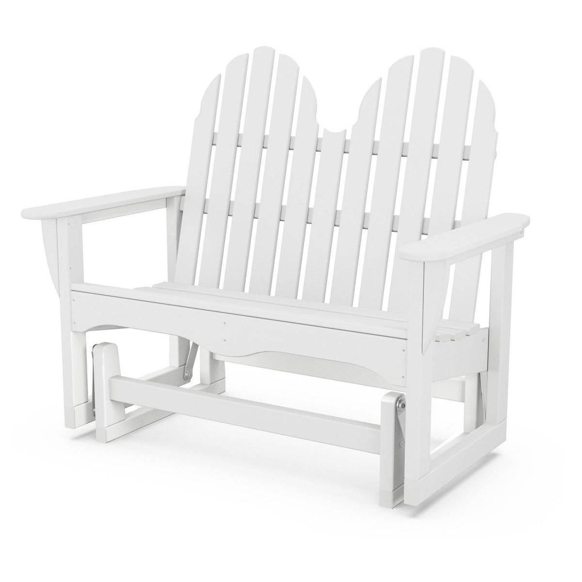 White Adirondack Glider Q43694