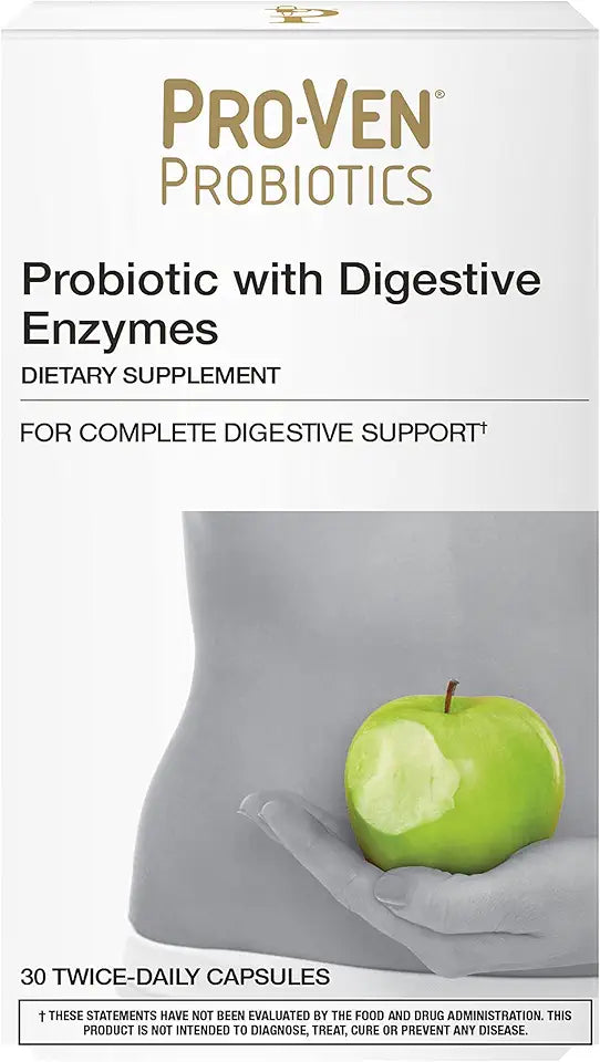 Probiotics with Digestive Enzymes 12.5 Billion CFU 30 Capsules Y7468