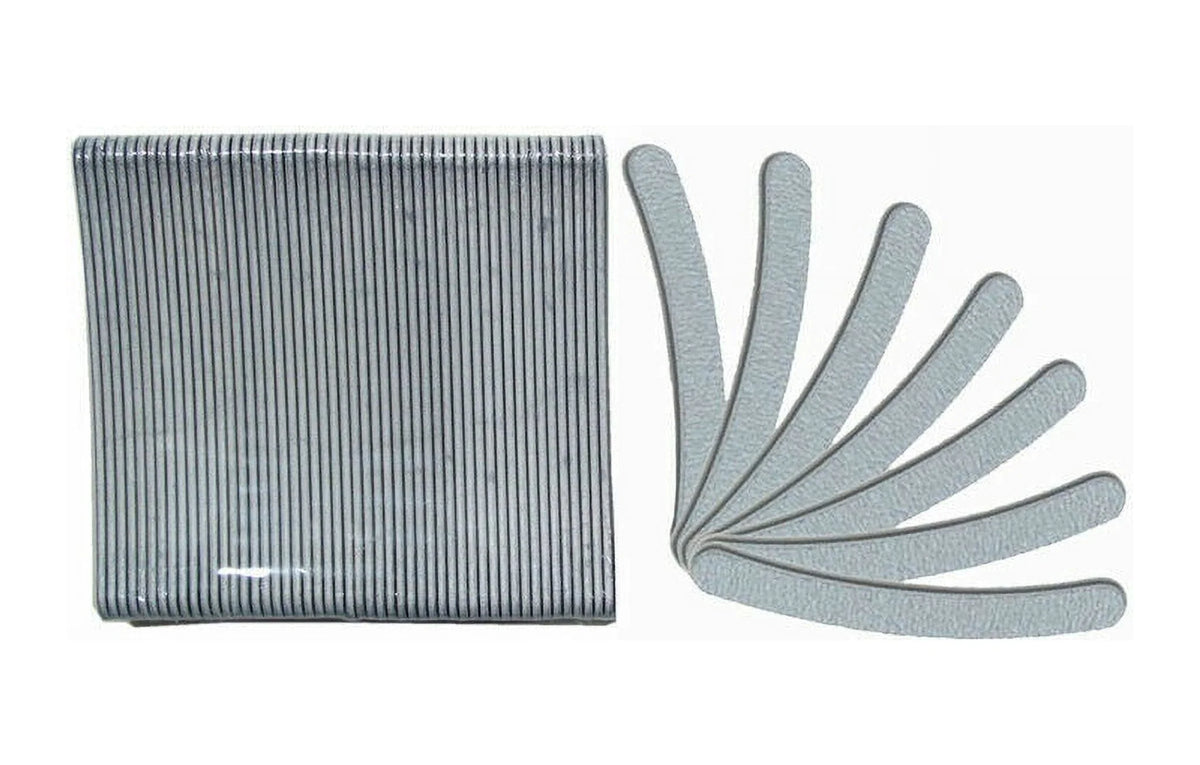 100/180 Grit Curved Banana Nail Files R1805