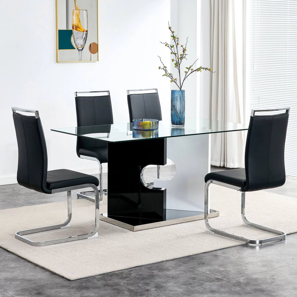 Glass Dining Table for 6 People K1927