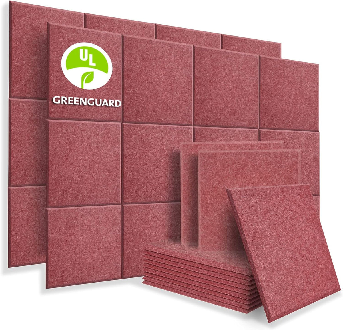 12 Pack Acoustic Panels Sound Dampening Panels, Brown C5973