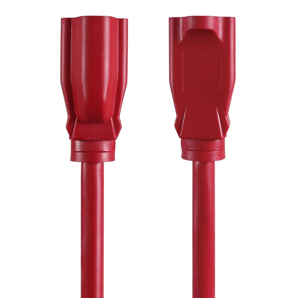 100FT 14AWG 3 Prong Red Extension Cord V42561