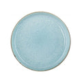 Grey Light Blue Stoneware Plate X54799