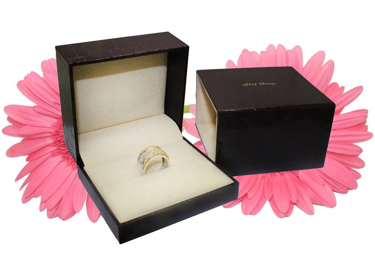 14K Gold Princess Cut Diamond Engagement Ring C671