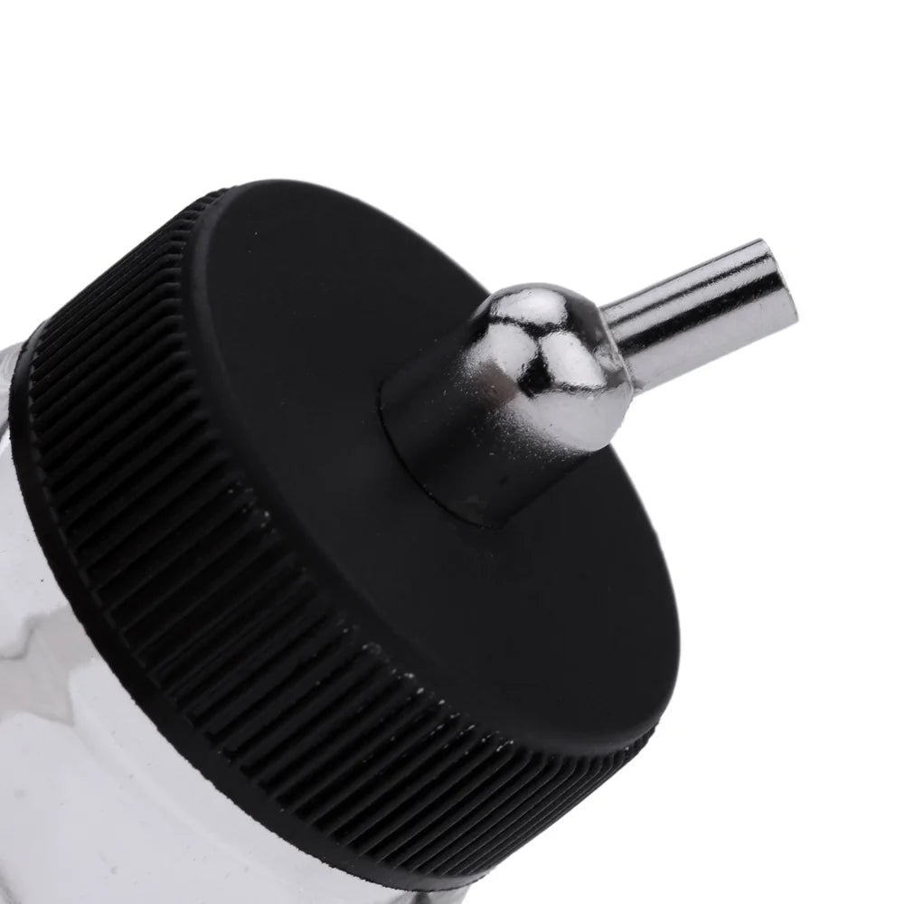 10PCS Airbrush Glass Bottles with 30° Angle Adapter Lid Q33121
