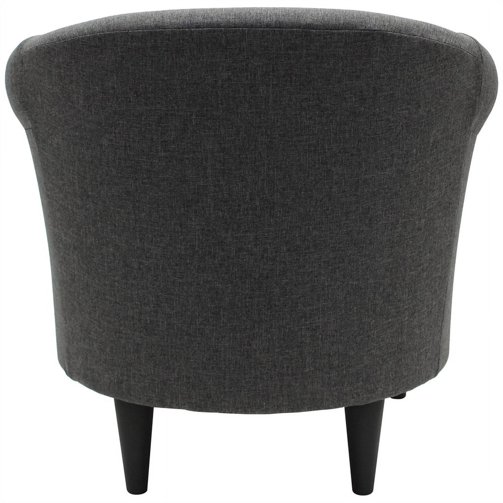 Dark Gray Fabric Club Chair U943