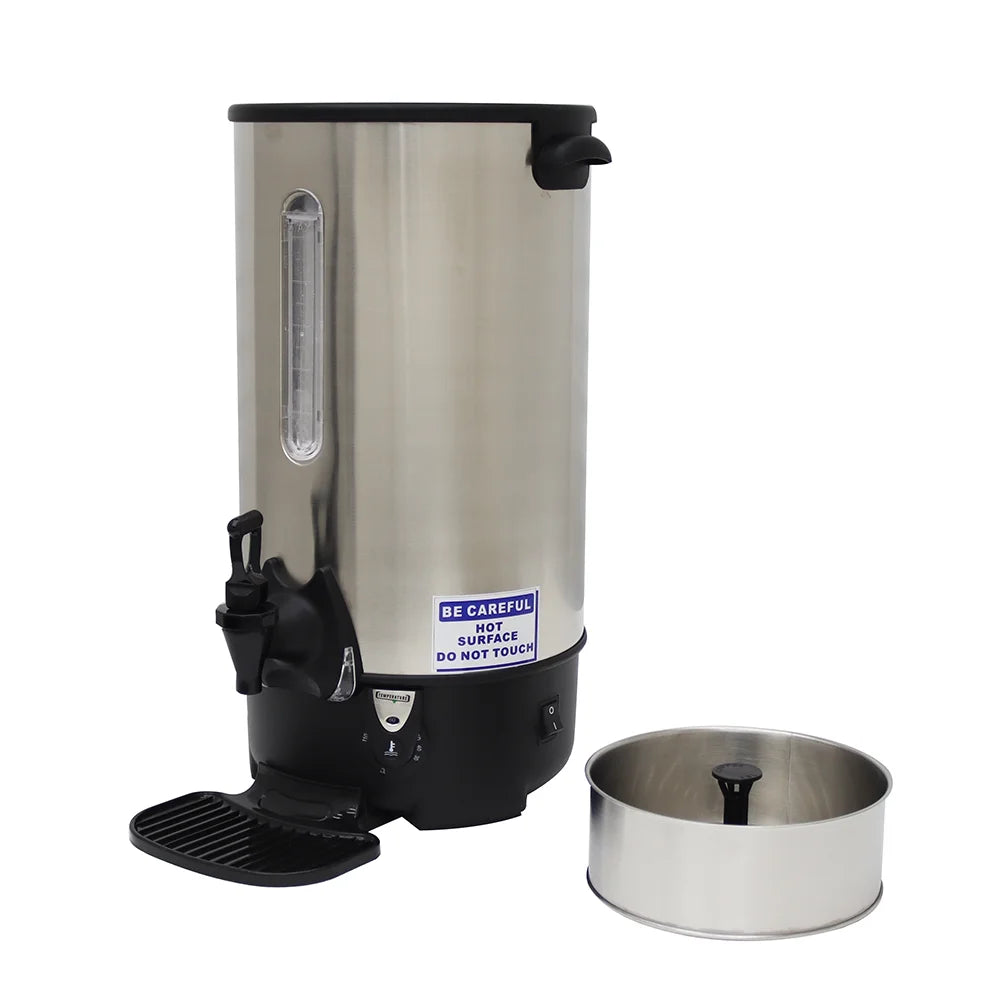 9.7L Stainless Steel Hot Coffee Dispenser Water Boiler Kettle V297