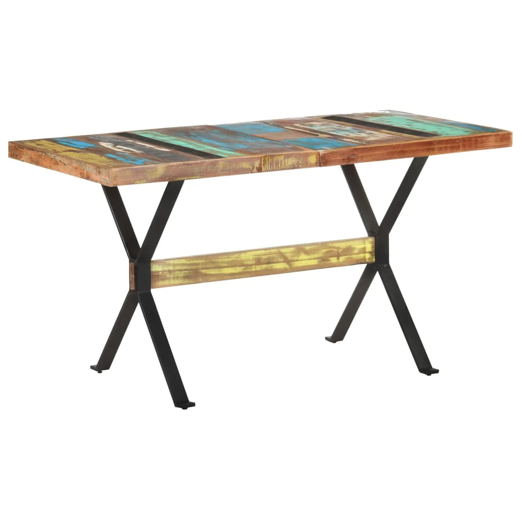 Solid Reclaimed Wood Dining Table Y494