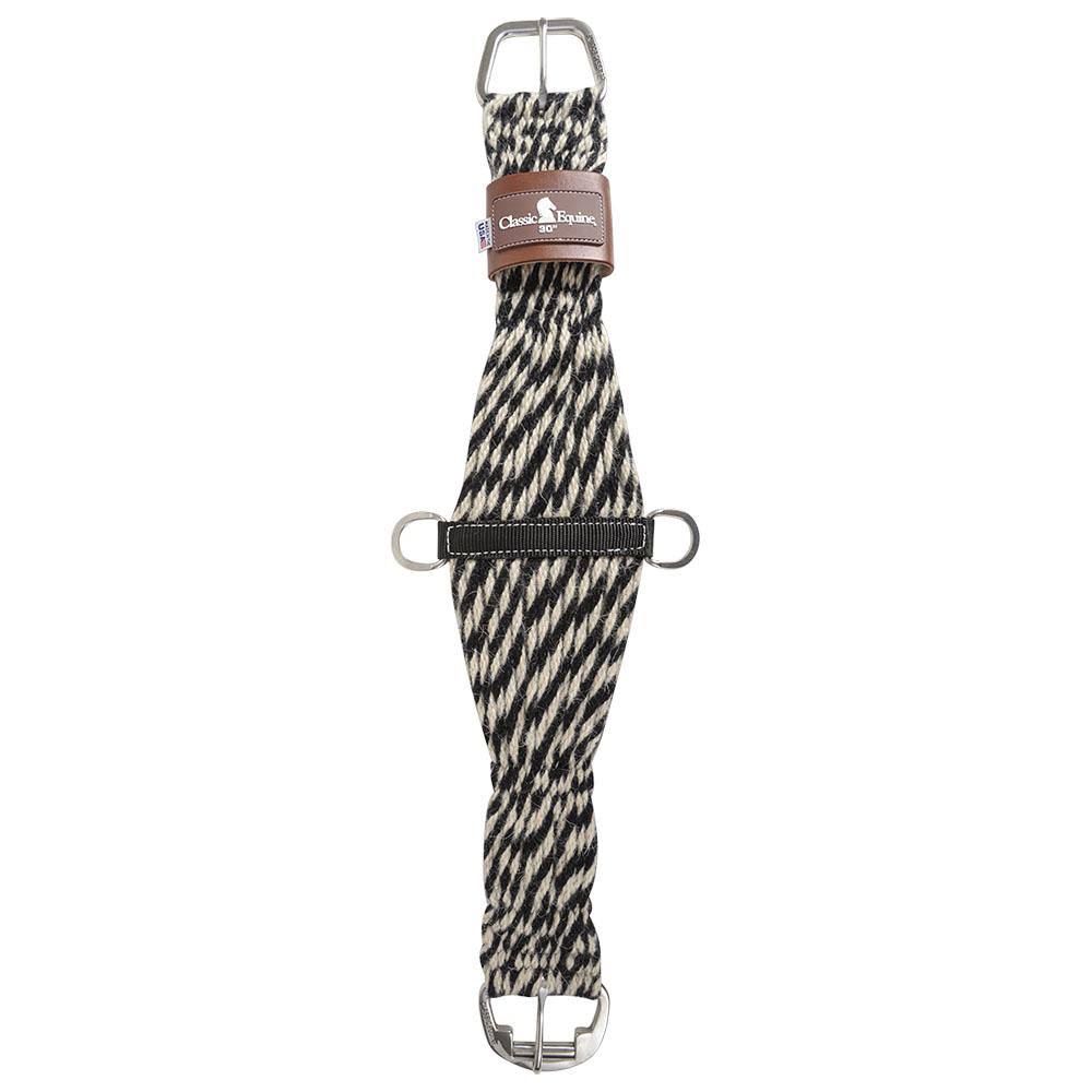 100% Mohair Cinch Black/Natural 32x22 G9845