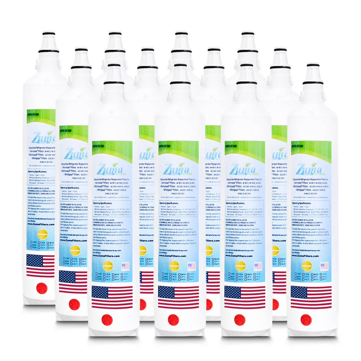 12 Pack Water Filters H554